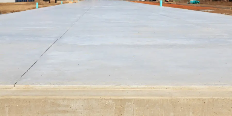 Bodenplatte mit Beton